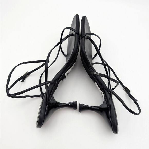 Jeffrey Campbell Leeda Ankle Strap Heel Sandal Women's Black Size US9.5 EU40 - Picture 7 of 15